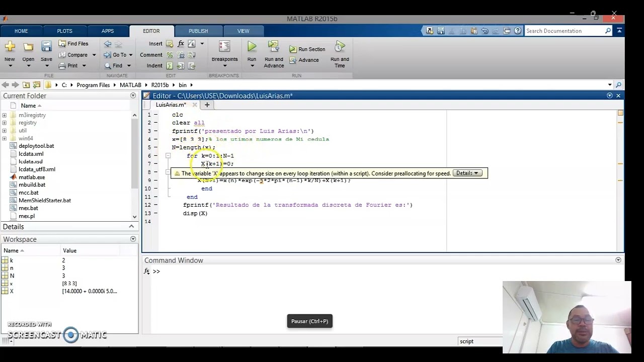 Algoritmo de Fourier