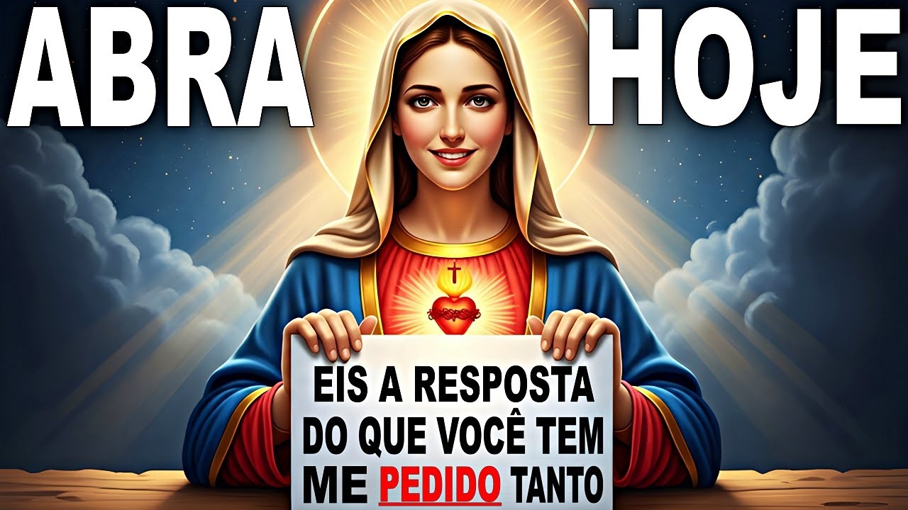 A VIRGEM MARIA DIZ: AQUI ESTÁ A RESPOSTA QUE VOCÊ TEM ME PEDIDO HÁ TANTO TEMPO...