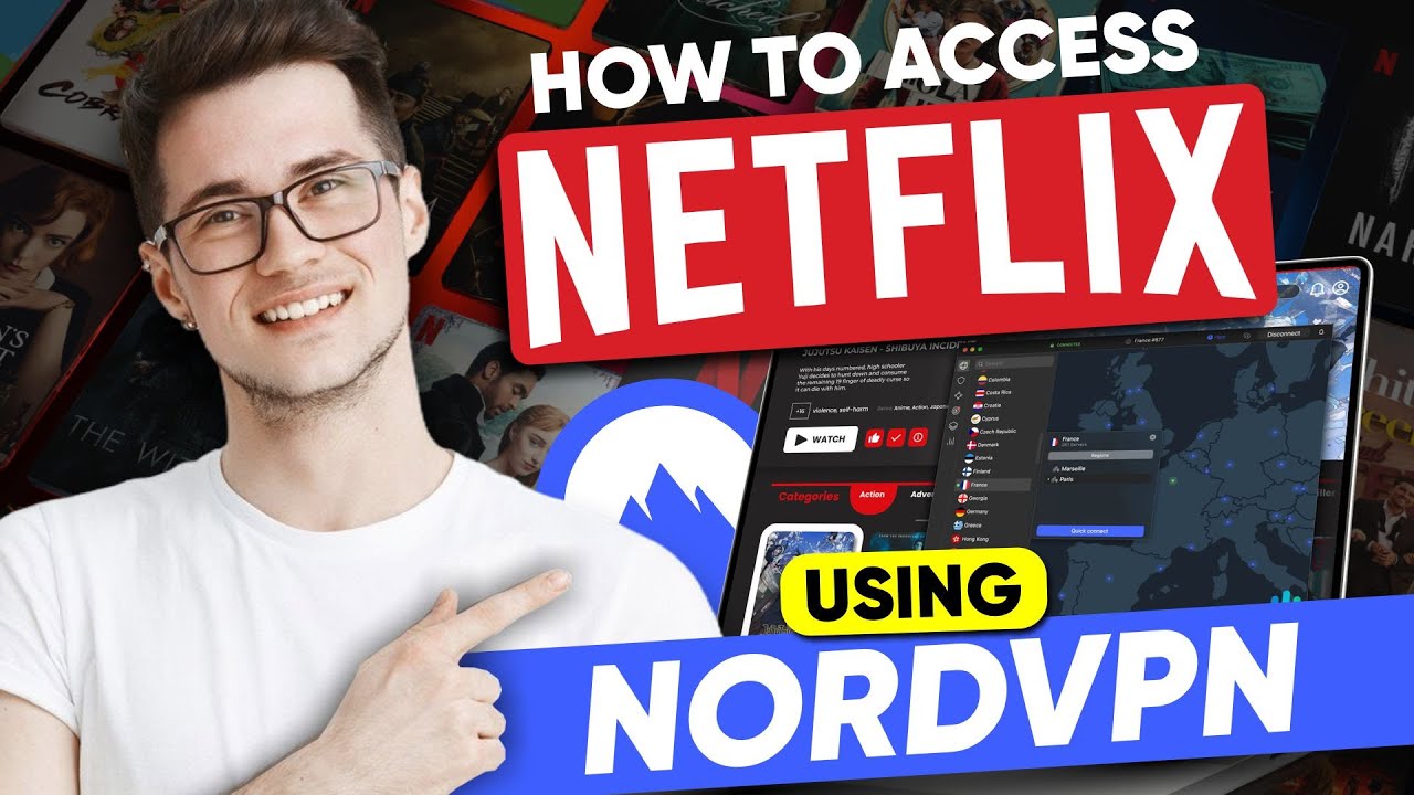 How to Access Netflix Using NordVPN Unlock Any Library! YouTube