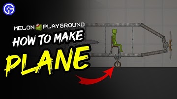 How to BUILD a Plane in Melon Playground | PLANE TUTORIAL | Step-by-Step Guide #melonplayground