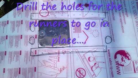 How to fit a pollycarbonate window with a pacenote portal.