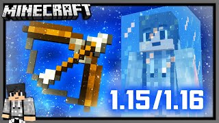 How To Get ICE BOWS in Minecraft (1.15/1.16) | FREEZING WEAPON [Vanilla JAVA Command Block Tutorial]