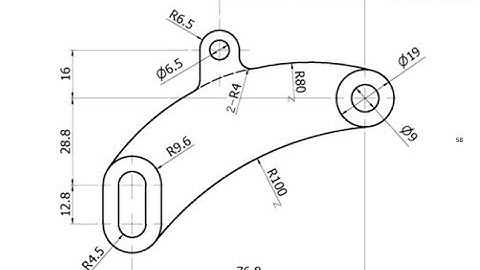 T-Flex CAD 15 2D - Exercise 58