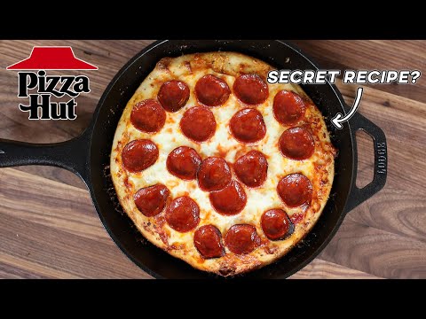 Recreating Pizza Hut Pan Pizza at Home Redux (is this the secret recipe?)