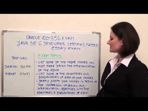 1Z0-856 - Java Standard Test Exam Master Essay Questions