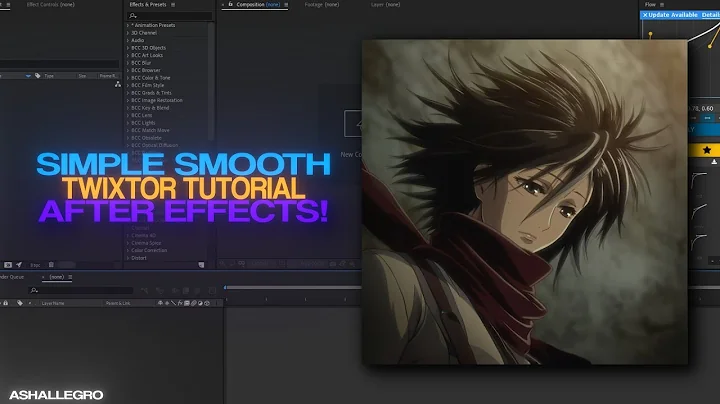 simple twixtor tutorial (flowframes) | after effects