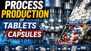 💊 How Tablets & Capsules Are Made | Complete Pharmaceutical Manufacturing Process 🏭🔬 