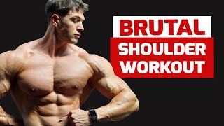 Massive Shoulders - Real Workout: Brutal!