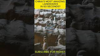 CHINA'S MOST AMAZING LANDMARKS IN 60 SECONDS? #facts