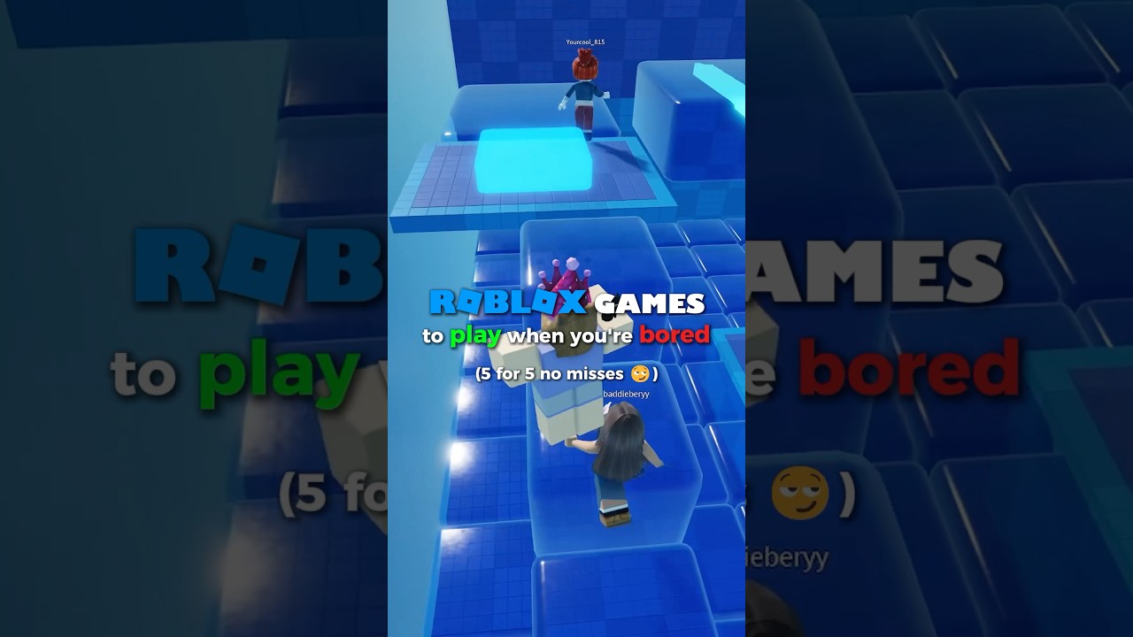 ROBLOX GAMES to play when you're bored #roblox #robloxgames #shorts #gaming