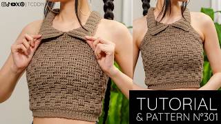 How to Crochet: Basketweave Vest | Pattern & Tutorial DIY