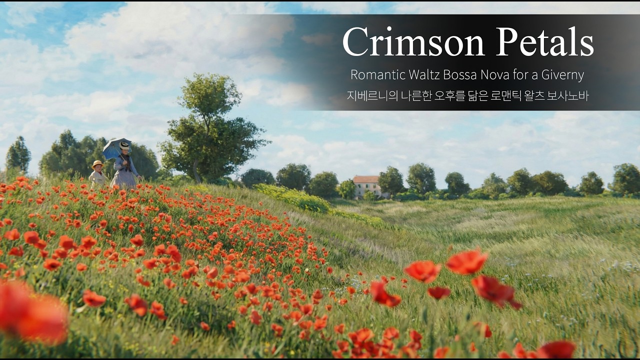 [Playlist] Crimson Petals | 지베르니의 꿈, 로맨틱 왈츠 보사노바 | 명화 힐링 BGM