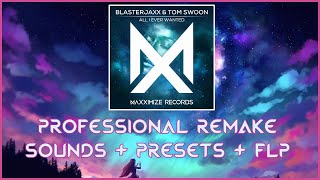 Blasterjaxx U0026 Tom Swoon  All I Ever Wanted Sounds  Professional Remake 2021