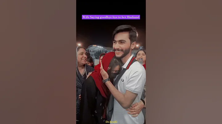 Sad moments 🥺 #love #sad #husband_wife #longdistancerelationship #airport #wife #love #goodbye