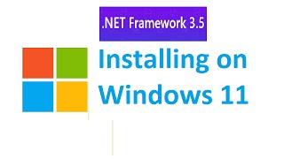 How to install .NET Framework 3.5 in Windows 11