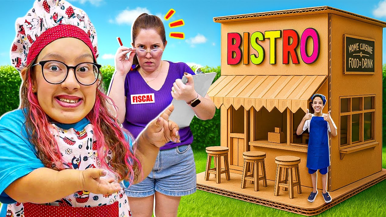 MC Divertida e Henrique brincam em uma História Engraçada de um Bistrô de Papelão