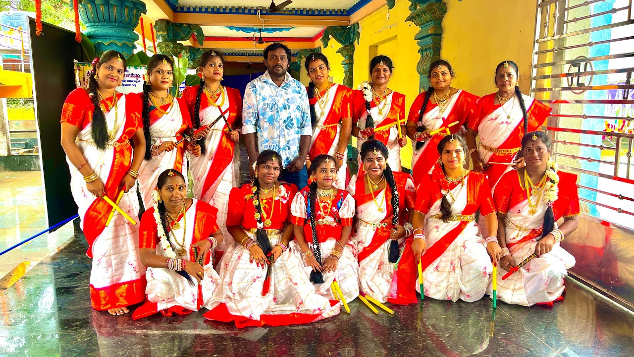 Ratukulu Chilaka rara video Song #tekkali #kolatam #group #dillikalyani #dance call :-9502182183￼