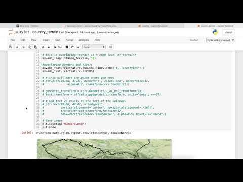 How to plot country with terrain in python | easy using python - YouTube