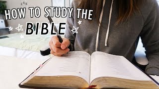How to Enjoy Studying the Bible