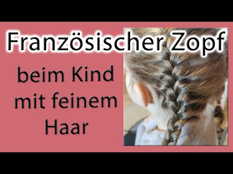 Video: So Flechten Sie Die Zöpfe Ihres Kindes