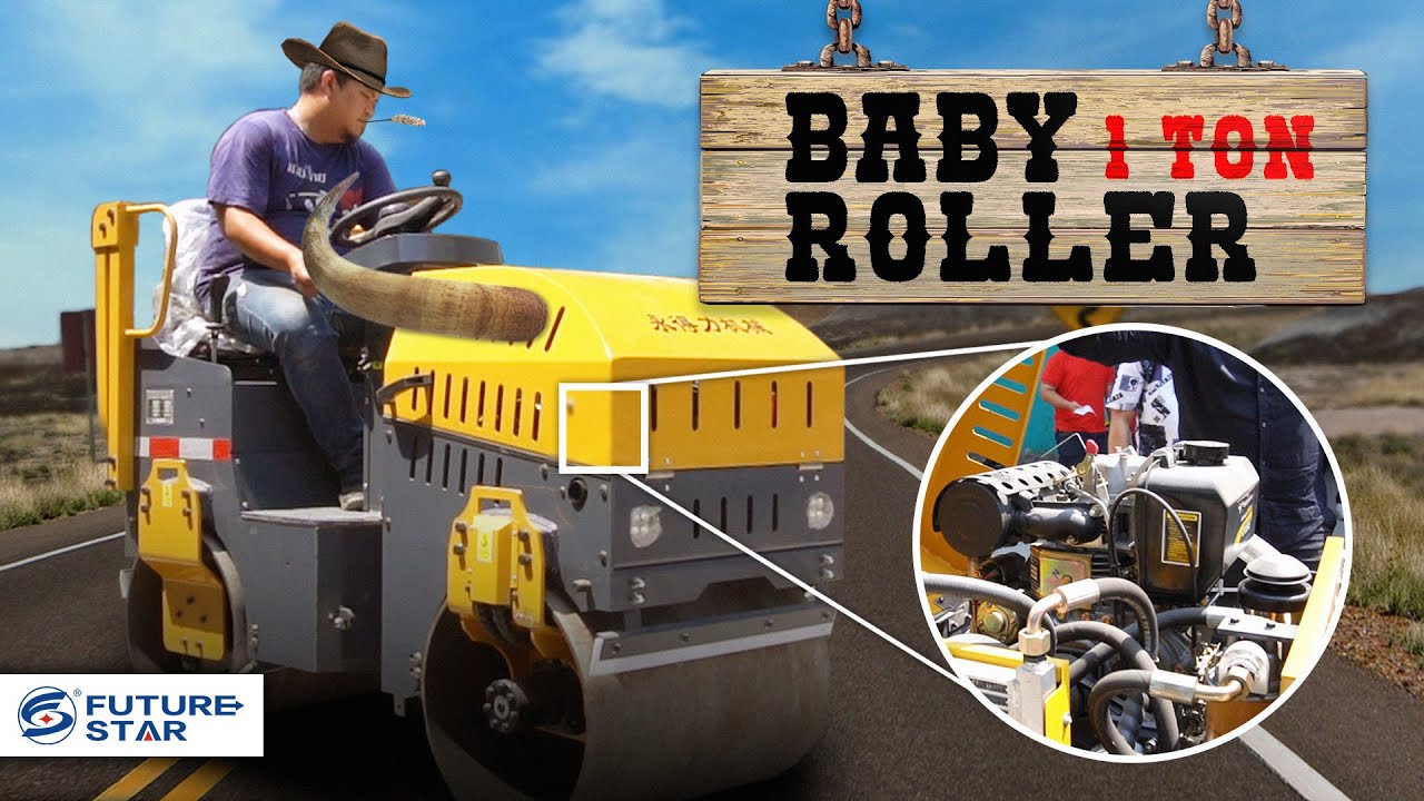 MESIN PEMADAT TANAH/JALANAN BABY ROLLER 1 TON😱 INCLUDE VIBRATOR HARGA 100 JUTAAN AJA😱 | TANCDEM