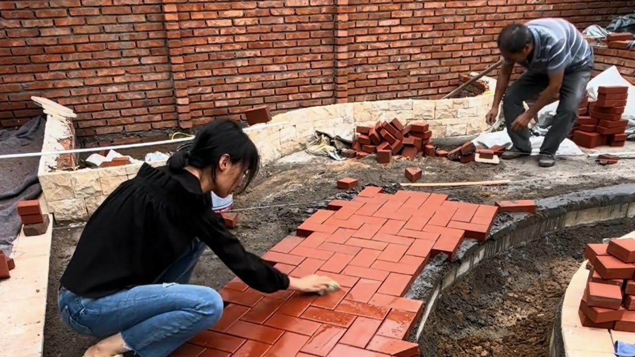 returned home to build a new house and a more beautiful and durable garden