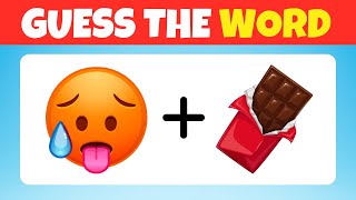 Guess the Word by Emoji | Emoji Quiz Challenge 2024 || Candy Quiz