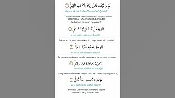Surat Al Fil سورة الفيل