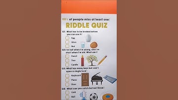 RIDDLE QUIZ: Can you get 5/5? #riddle #riddlequiz #quiz #quiztime #trivia