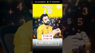 Name Number 78 In Numerology| Powerful Venus Series Number for Success & Wealth | NumeroAstroVastu |