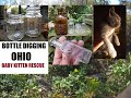 Bottle Digging &amp; Baby Kitty Rescue - Trash Picking An Old Dump - Ohio History Channel - Antiques