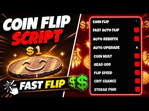 Coin Flip Script - Fast Flip Coin, Auto Rebirth