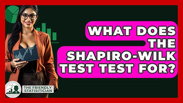 What Does The Shapiro-Wilk Test Test For? - The Friendly Statistician