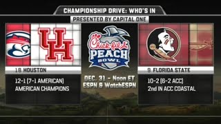 Houston vs Florida State in Peach Bowl 2016