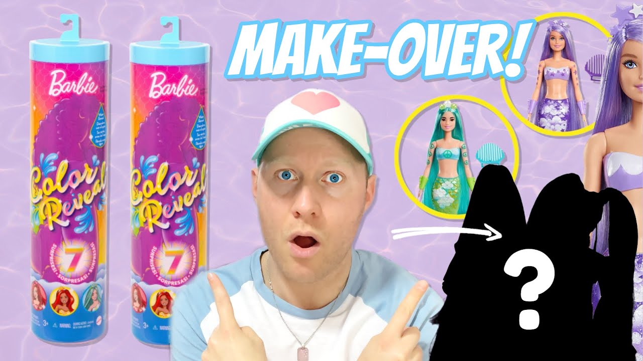 Barbie Color Reveal Mermaid MakeOver! ????????????? (Series 2) YouTube