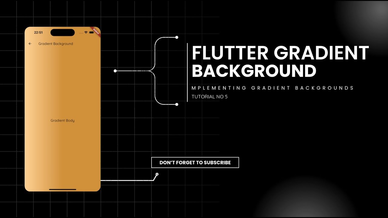 Enhance Your Flutter UI: Implementing Gradient Backgrounds - YouTube