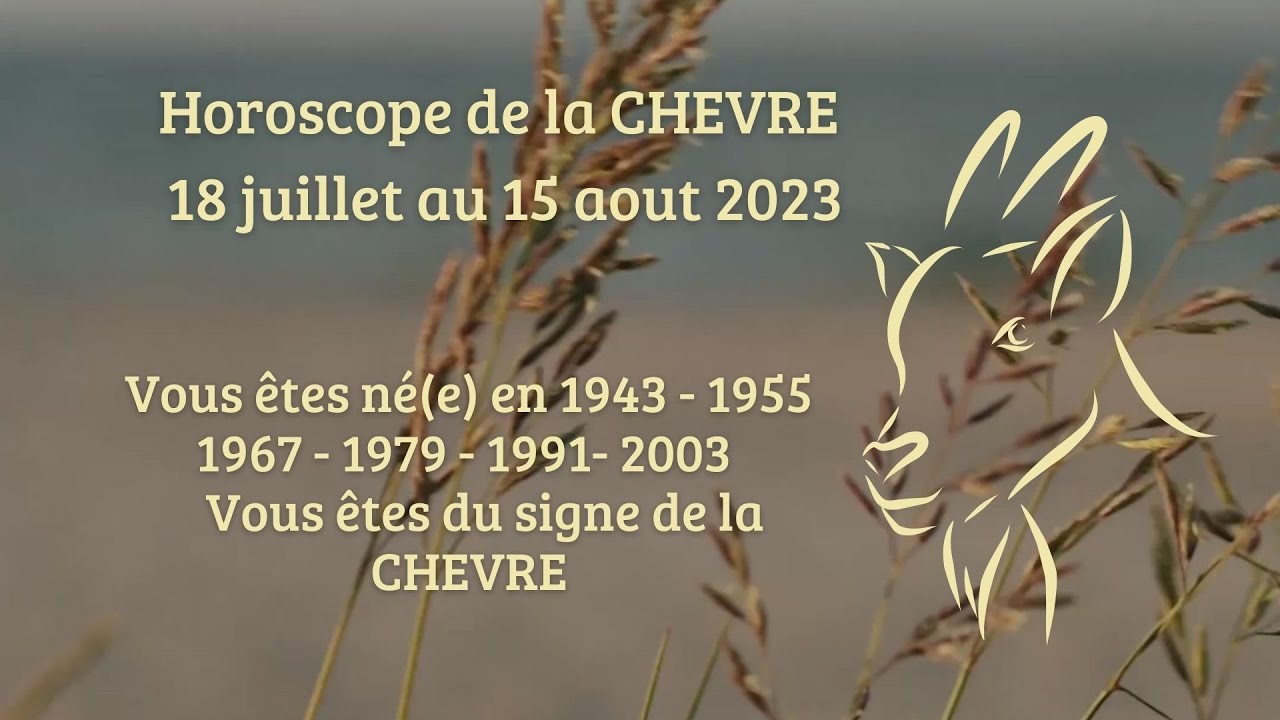 Horoscope Chevre 2023