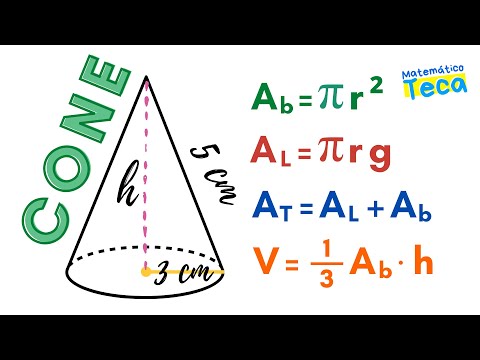 Vídeo: Como Encontrar A área Da Base De Um Cone