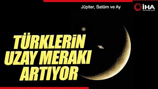 Gezegenleri Evinin Balkonundan Görüntüledi