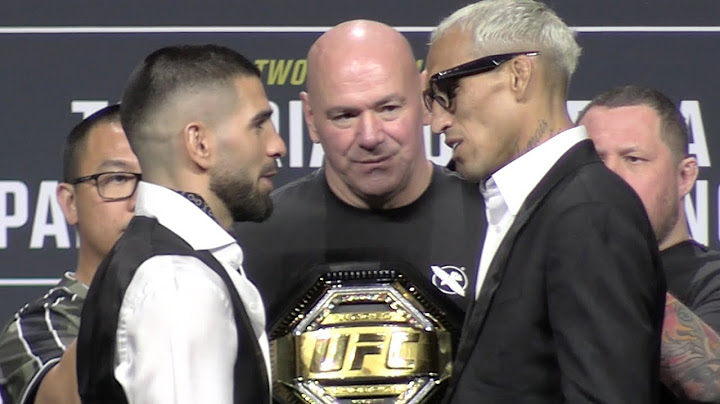 UFC 317 FACE-OFFS: Ilia Topuria vs Charles Oliveira
