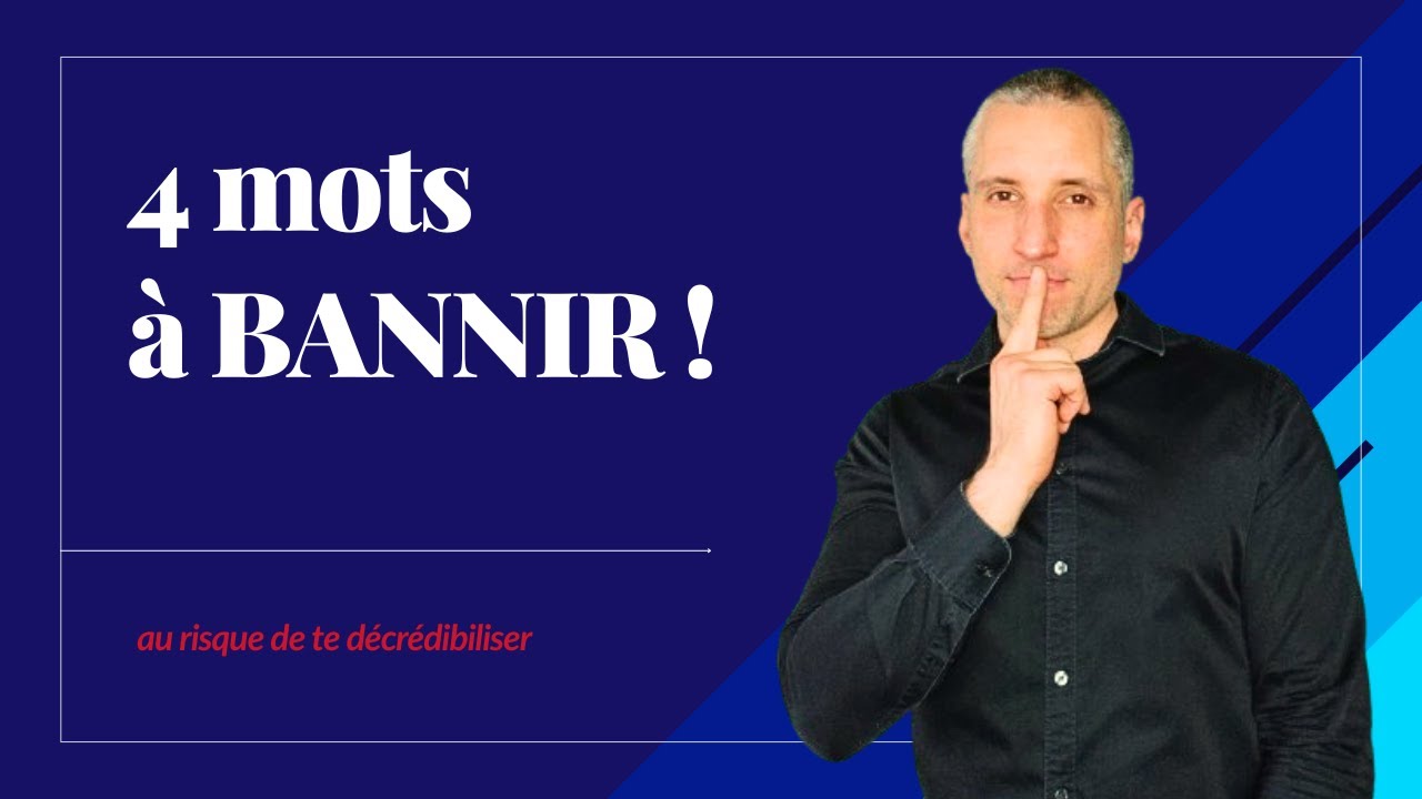 Les 4 Mots à BANNIER en Vente B2B ! 🤬
