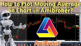 How to Plot Moving Average on Chart in Amibroker with Formulae Code/Hindi