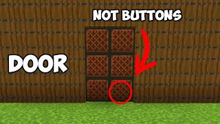 Minecraft: Piston Door! | Security door!