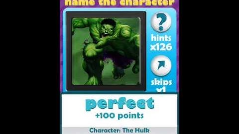 Quiz Craze Characters (QC Character) Answers - Main Game: Level Seven