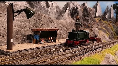 Modellbahn TT der Aufbau Teil 16 Pendelzugstrecke mit Aufenthaltsschalter