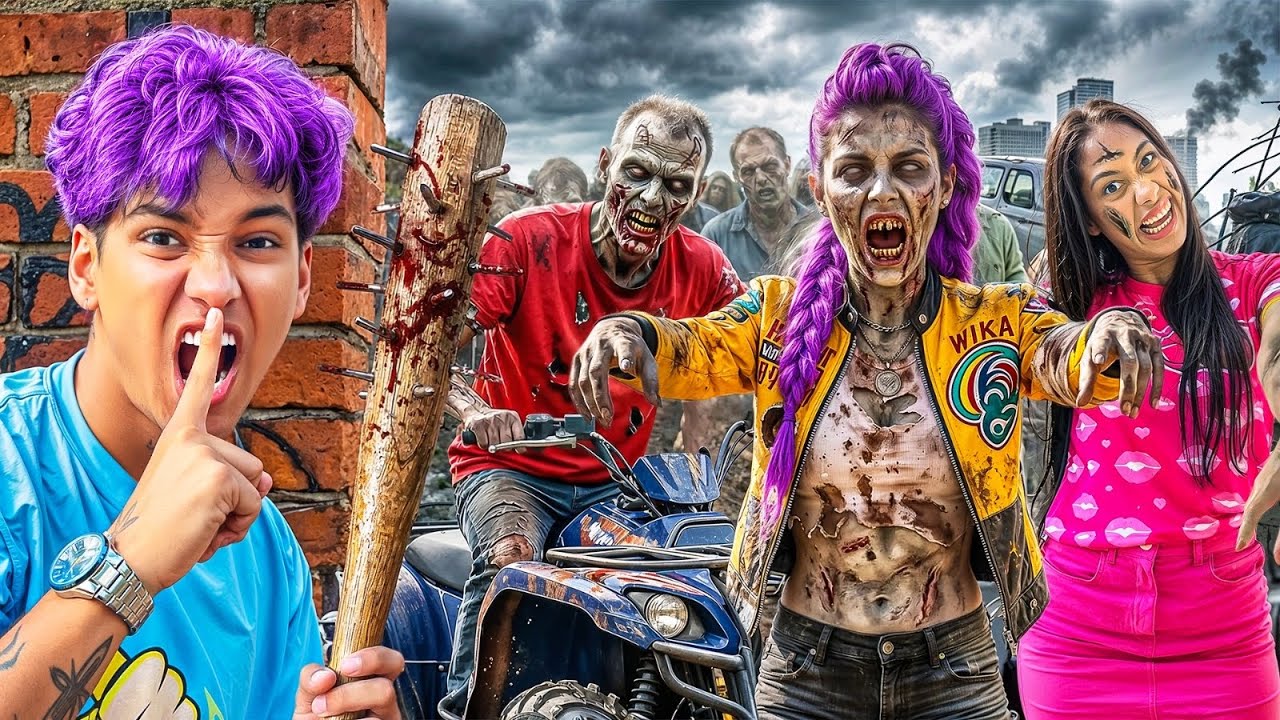 SOBREVIVI A UM ATAQUE ZUMBI - MEUS AMIGOS FORAM INFECTADOS PELO NOVO VÍRUS!