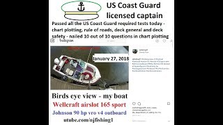 How I became a US Coast Guard licensed Captain (got a Charterboat Captain’s License)?