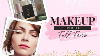 Eyeshadow Tutorial and Full Face Makeup Routine