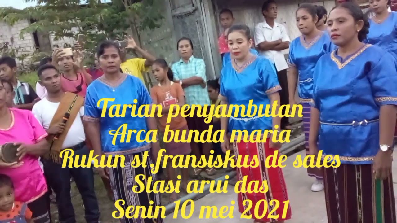 Tarian penghormatan Bunda Maria Arui Das Rkn 10 St. Fransisku De Sales