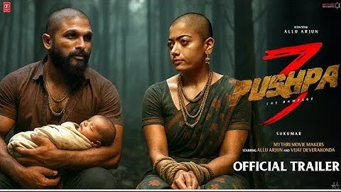 Pushpa 3: The Rampage - Official Trailer | Allu Arjun | Rashmika M | Vijay Devarakonda | Sukumar